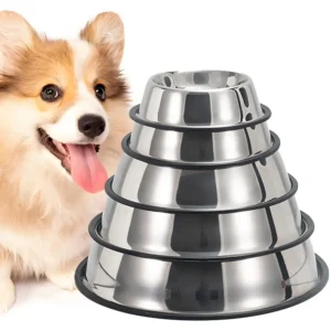 Stainless Steel Anti-Skid Pet Bowl