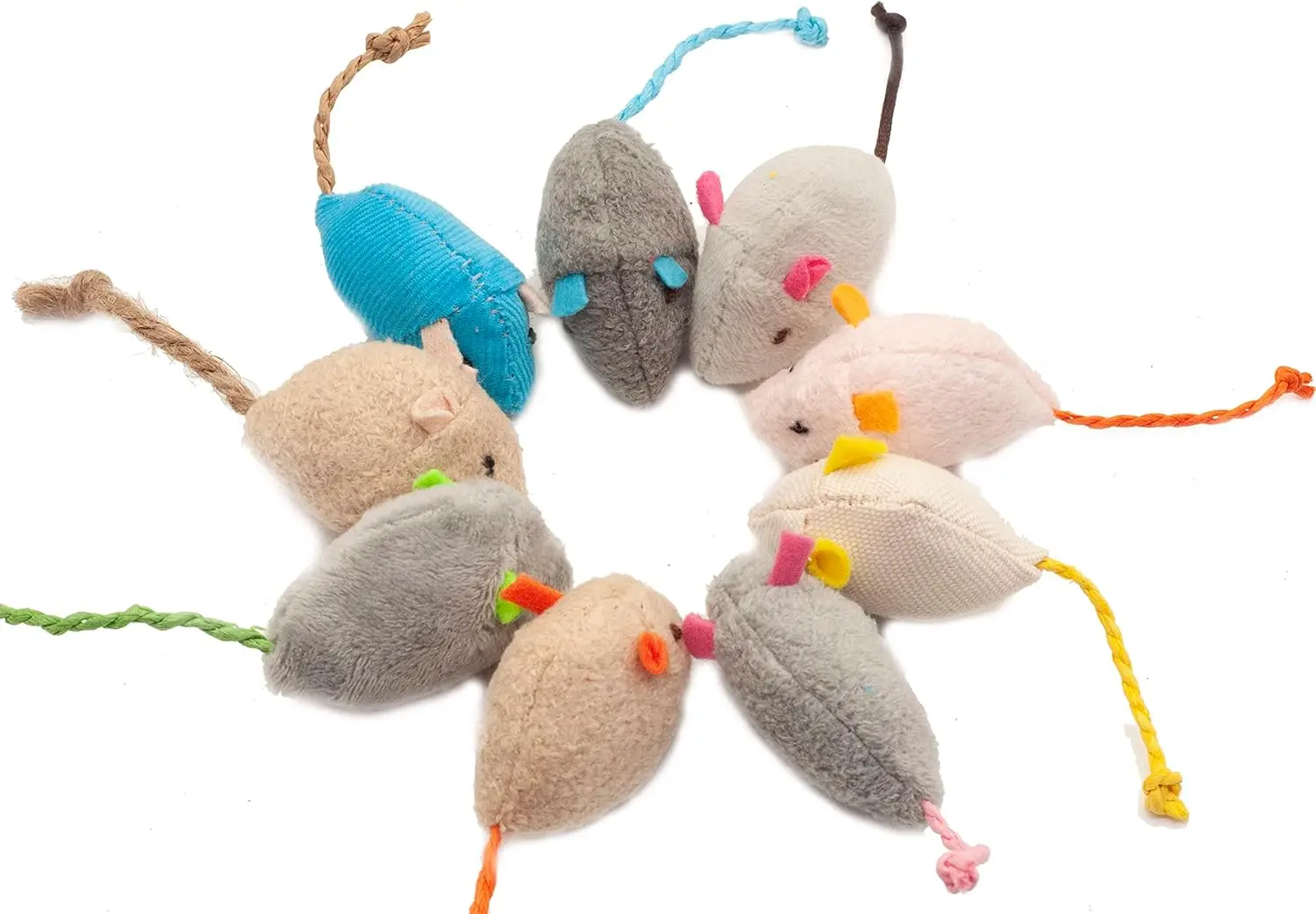 Catnip Rattle Mouse Toys Set - Image 2