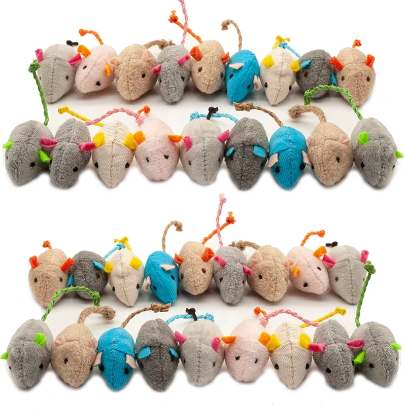 Catnip Rattle Mouse Toys Set - Image 5