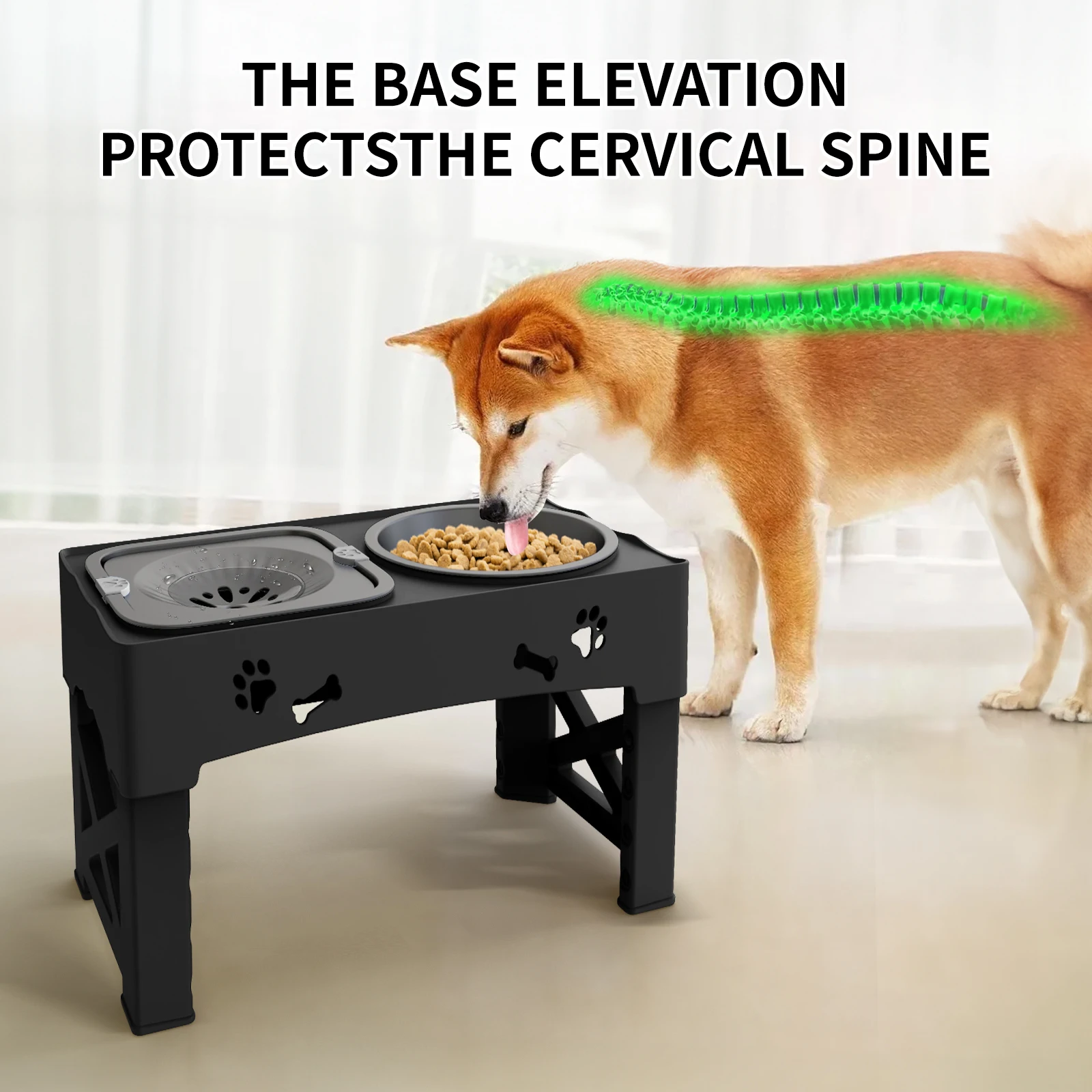 3-in-1 Adjustable Pet Feeder - Image 3