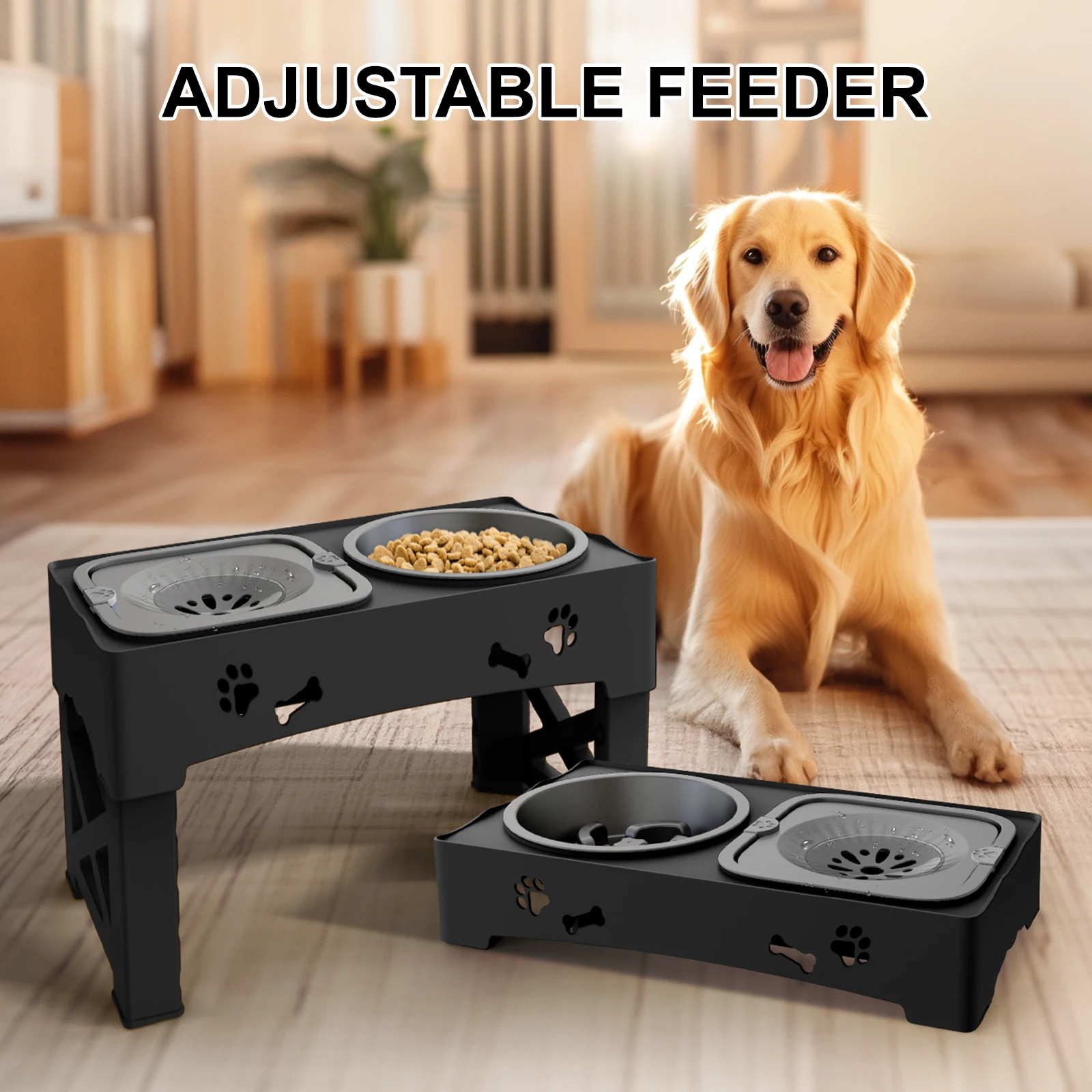 3-in-1 Adjustable Pet Feeder - Image 4