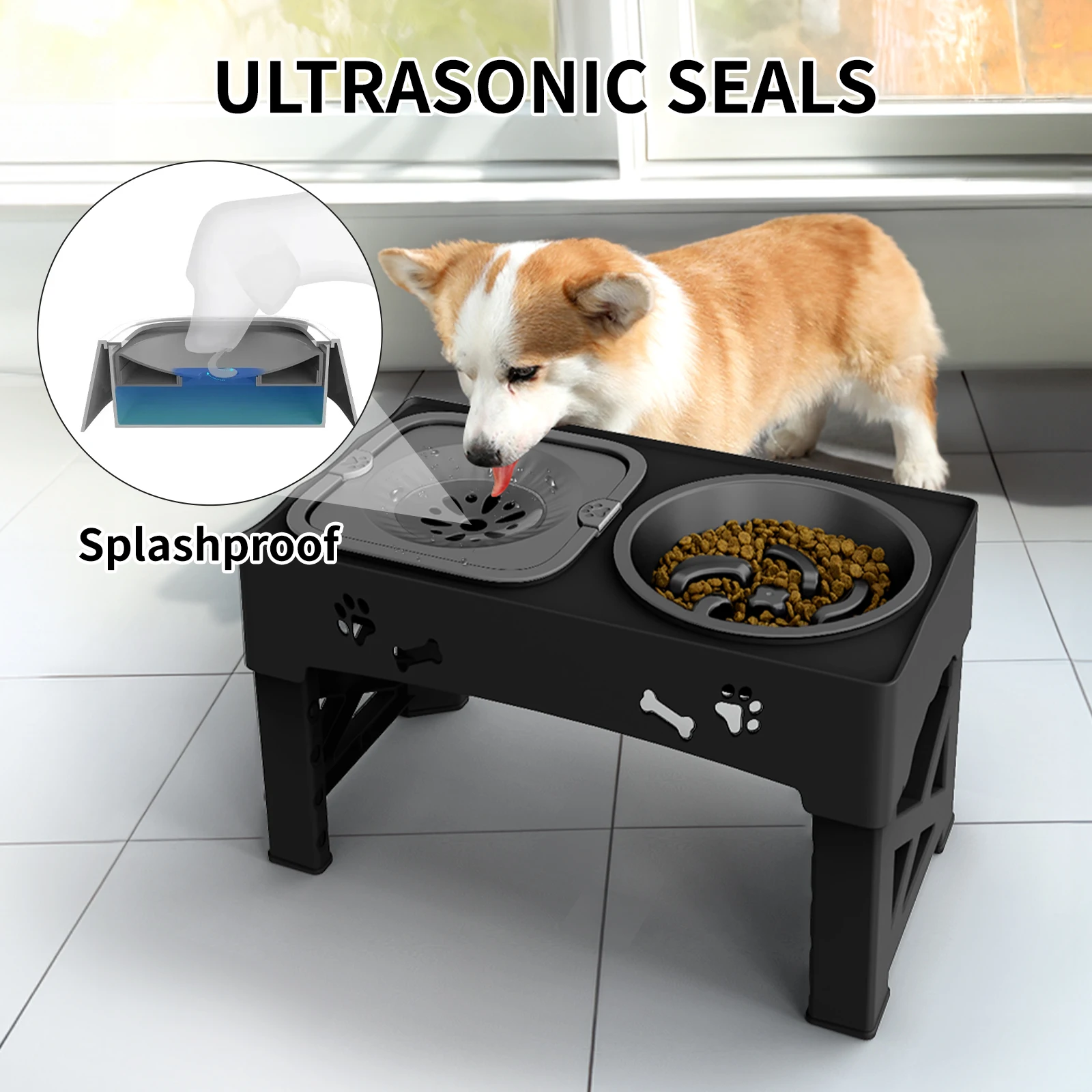 3-in-1 Adjustable Pet Feeder - Image 5