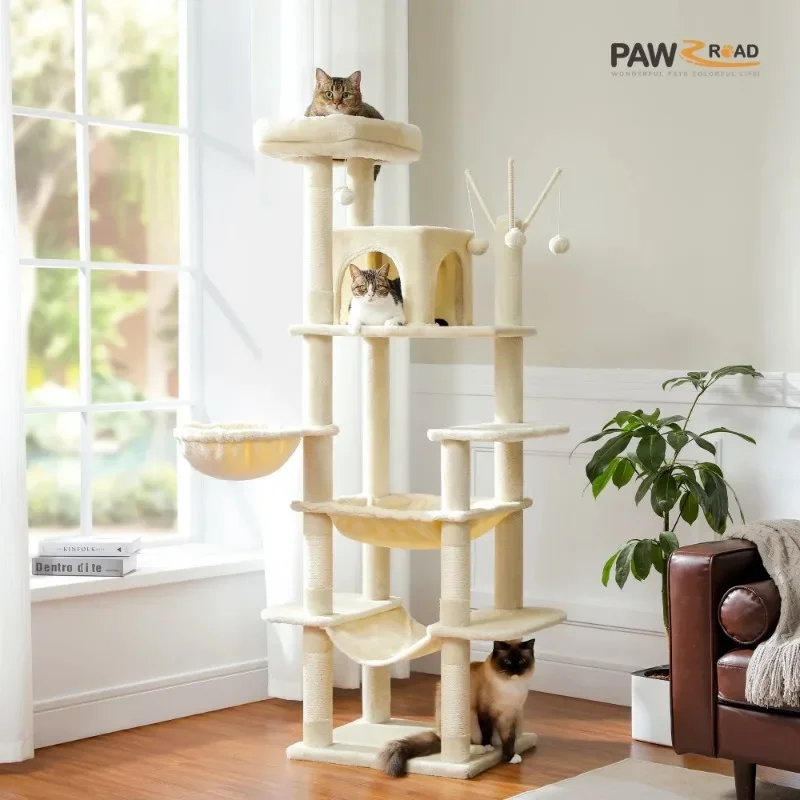 69" Multi-Level Cat Tree - Image 4