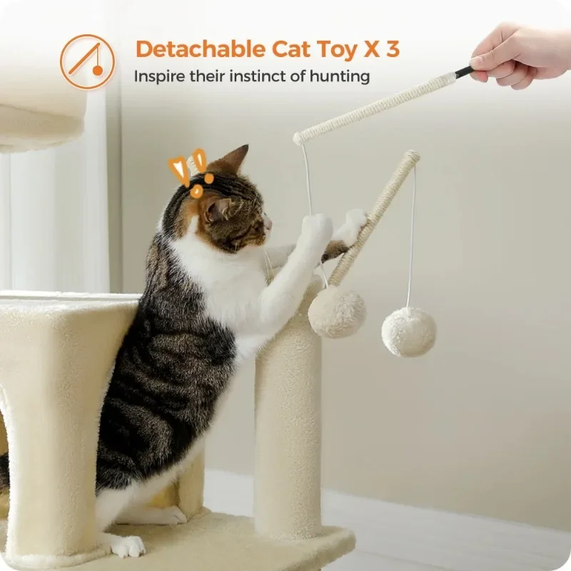 69" Multi-Level Cat Tree - Image 5