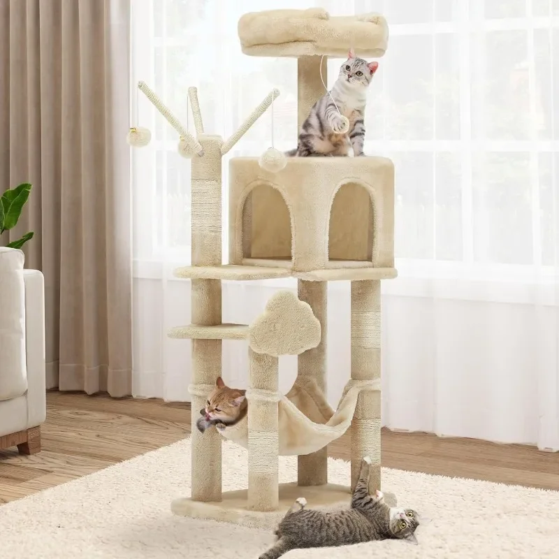 70.8" Multi-Level Cat Tower - Image 5