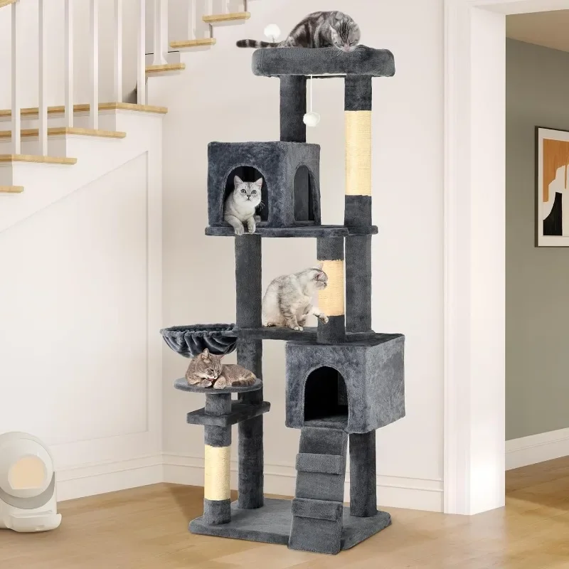 70.8" Multi-Level Cat Tower