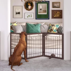 Extra Wide Freestanding Dog Gate