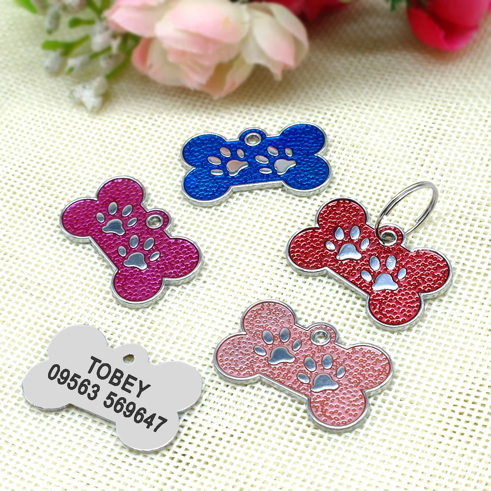 Personalized Bone-Shaped Pet ID Tag - Image 2