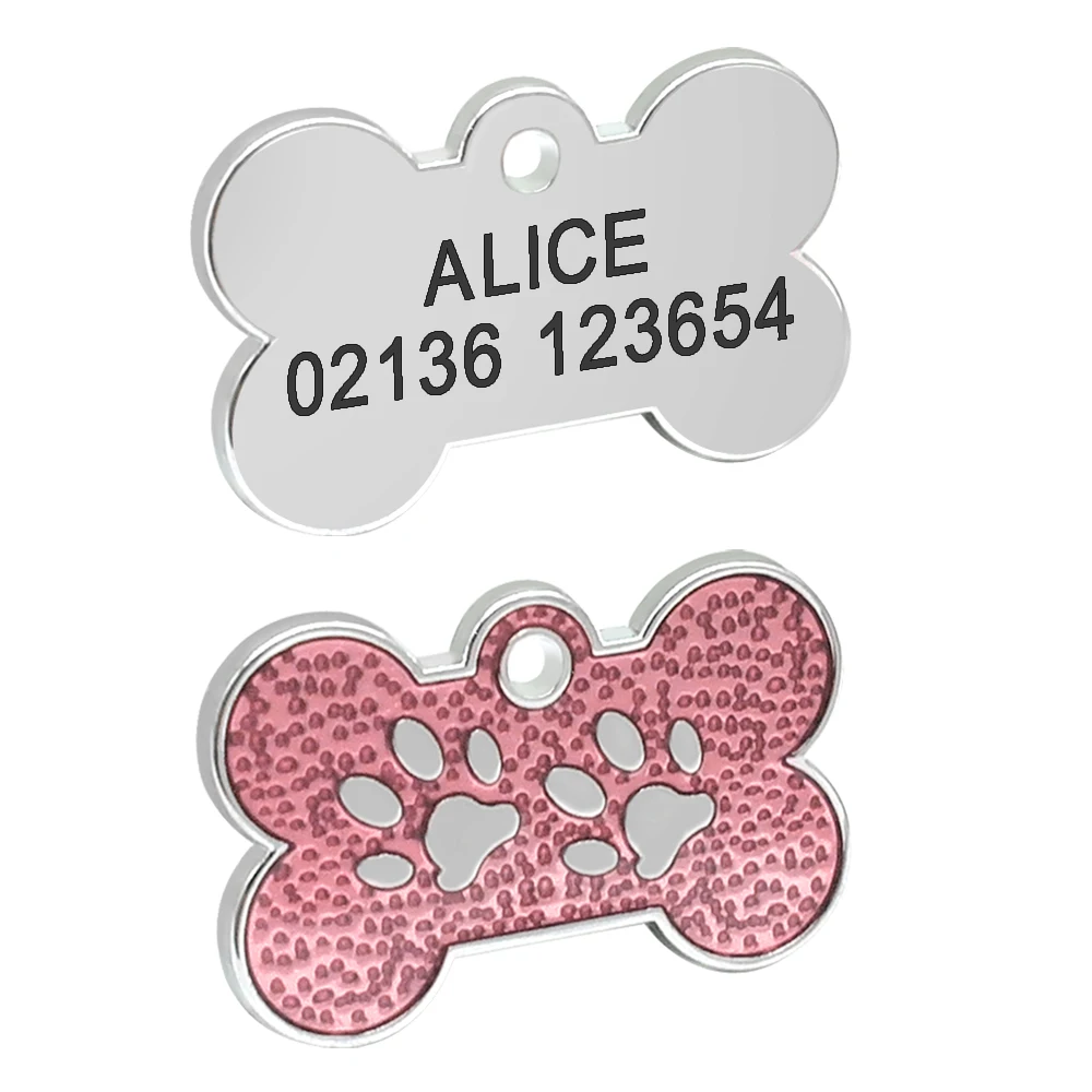 Personalized Bone-Shaped Pet ID Tag - Image 4