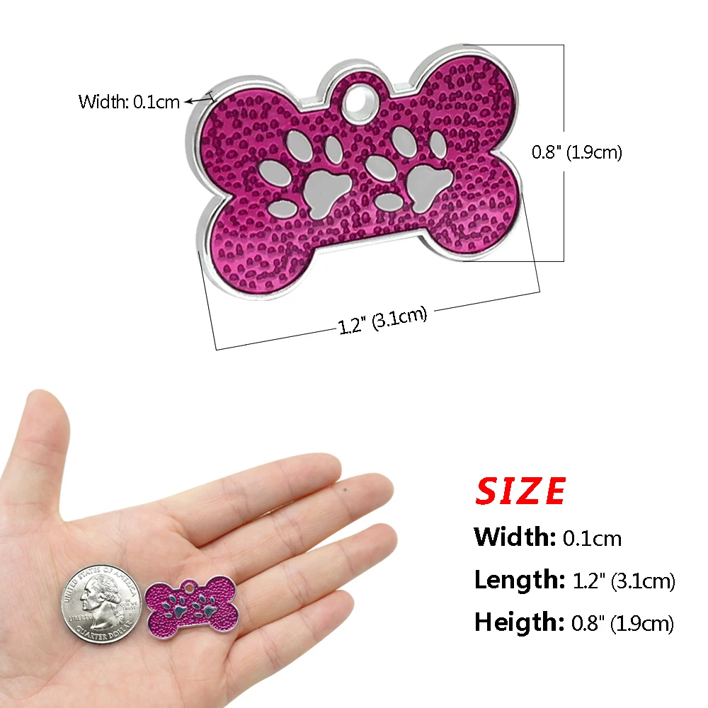 Personalized Bone-Shaped Pet ID Tag - Image 5