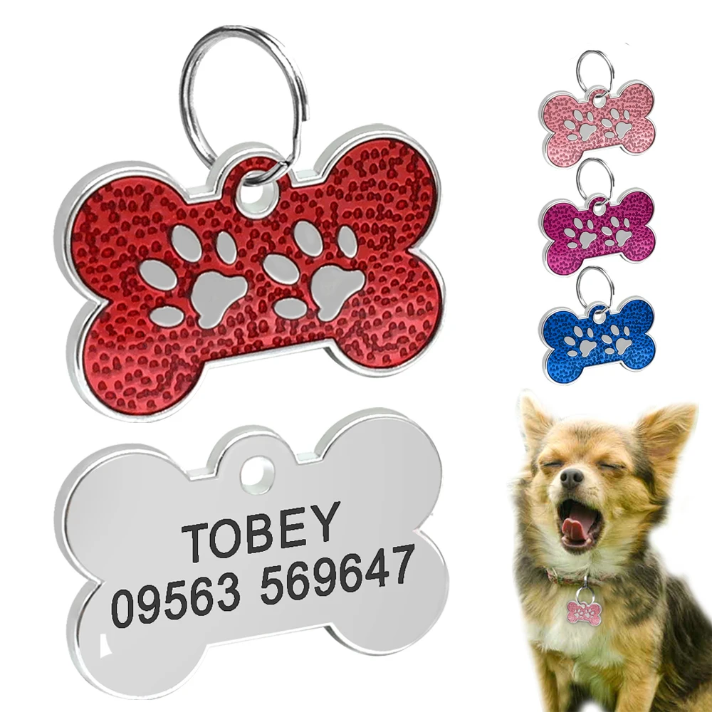 Personalized Bone-Shaped Pet ID Tag
