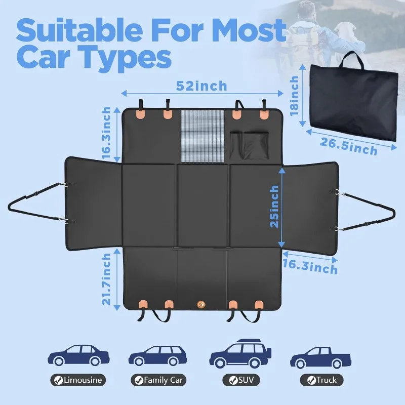 Waterproof Dog Seat Extender Cover - Image 5