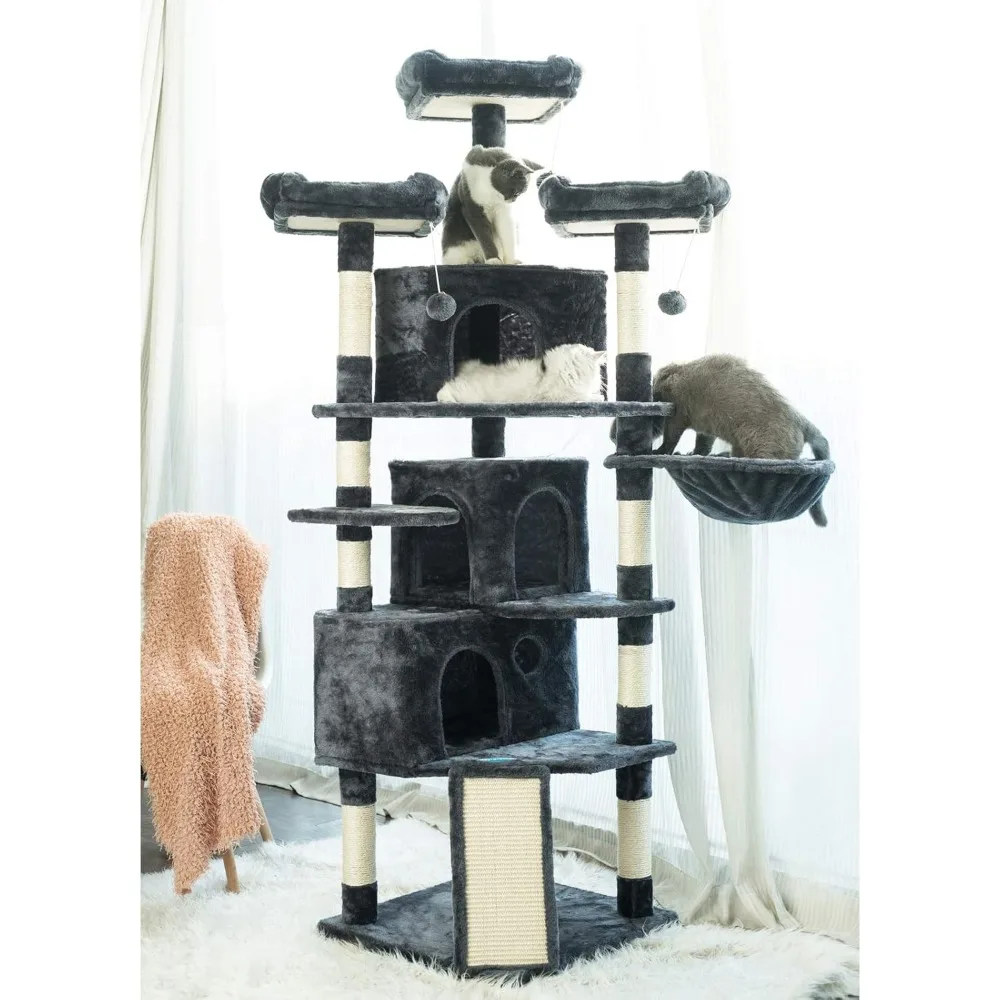 Cat Tower with Caves & Perches - Image 3