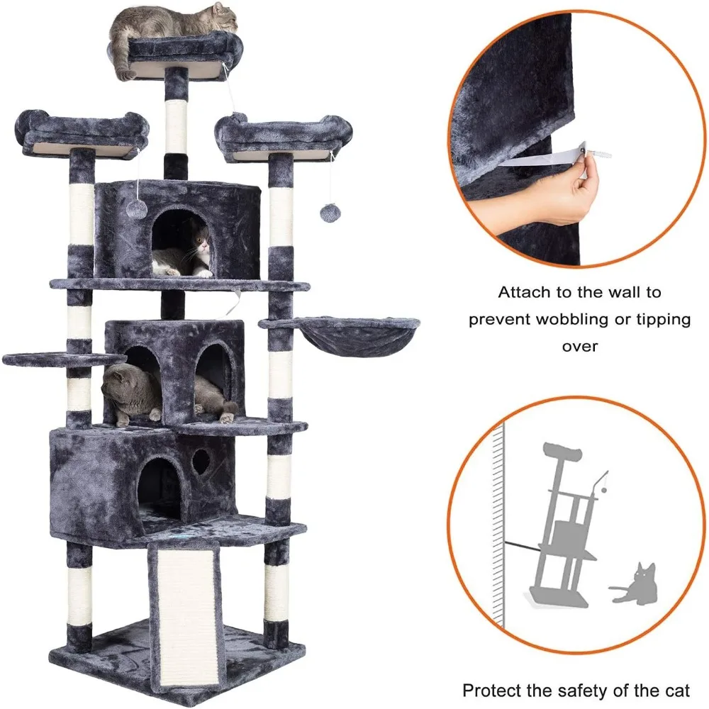 Cat Tower with Caves & Perches - Image 6