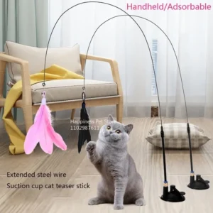 Cat Teaser Stick with Suction