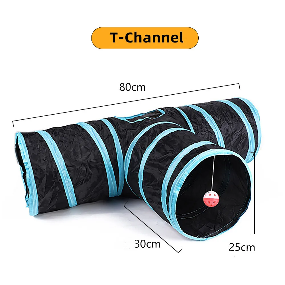Foldable Cat Tunnel Toy - Image 3