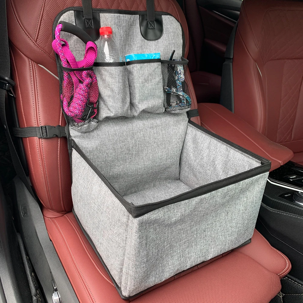 Dog Booster Seat with Storage - Image 3