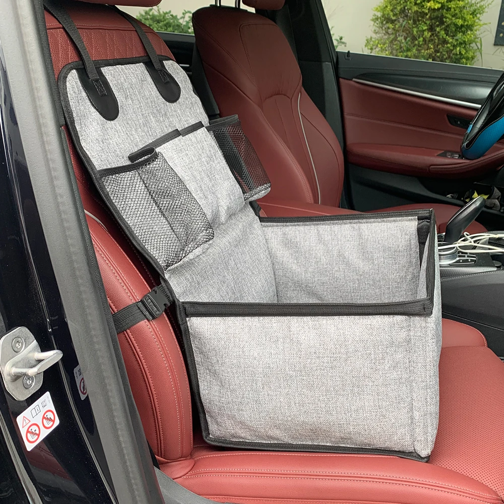 Dog Booster Seat with Storage - Image 4