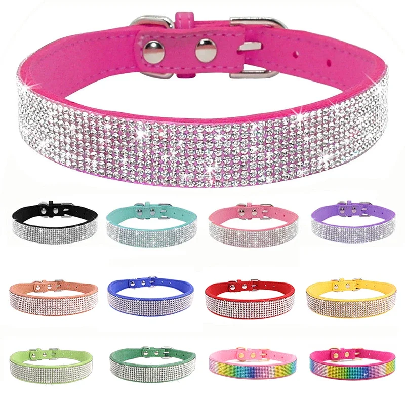 Crystal Rhinestone Dog Collar - Image 2