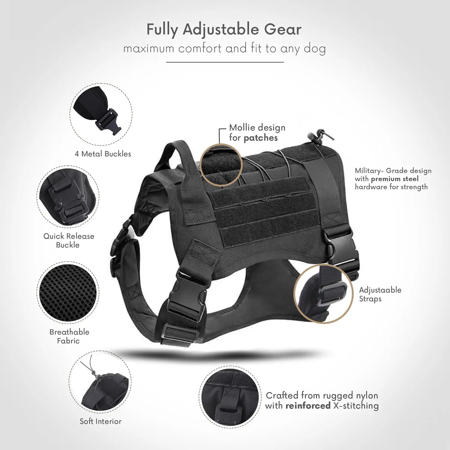 No-Pull Dog Harness Set - Image 5