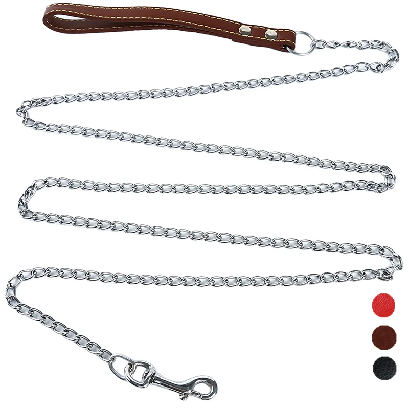 Durable Anti-Bite Dog Chain Leash