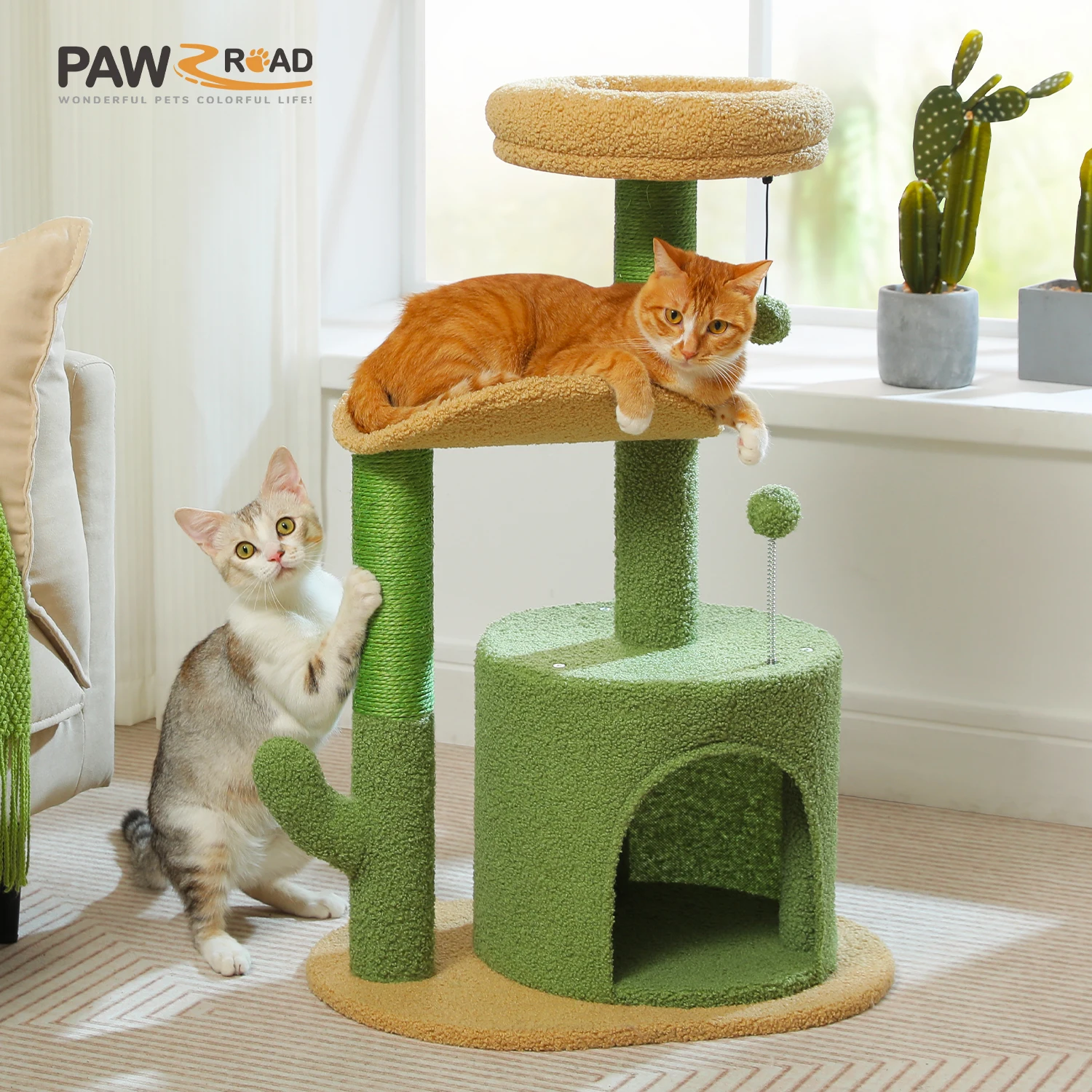 Flower Cat Tower Tree - Image 4