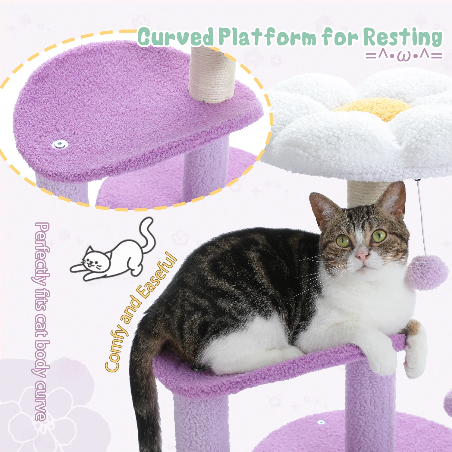 Flower Cat Tower Tree - Image 6