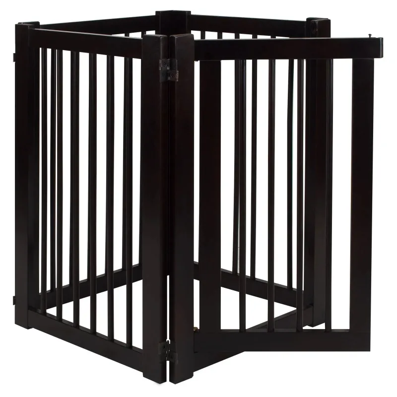 Free Standing Pet Gate with Door - Image 3