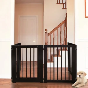 Free Standing Pet Gate with Door