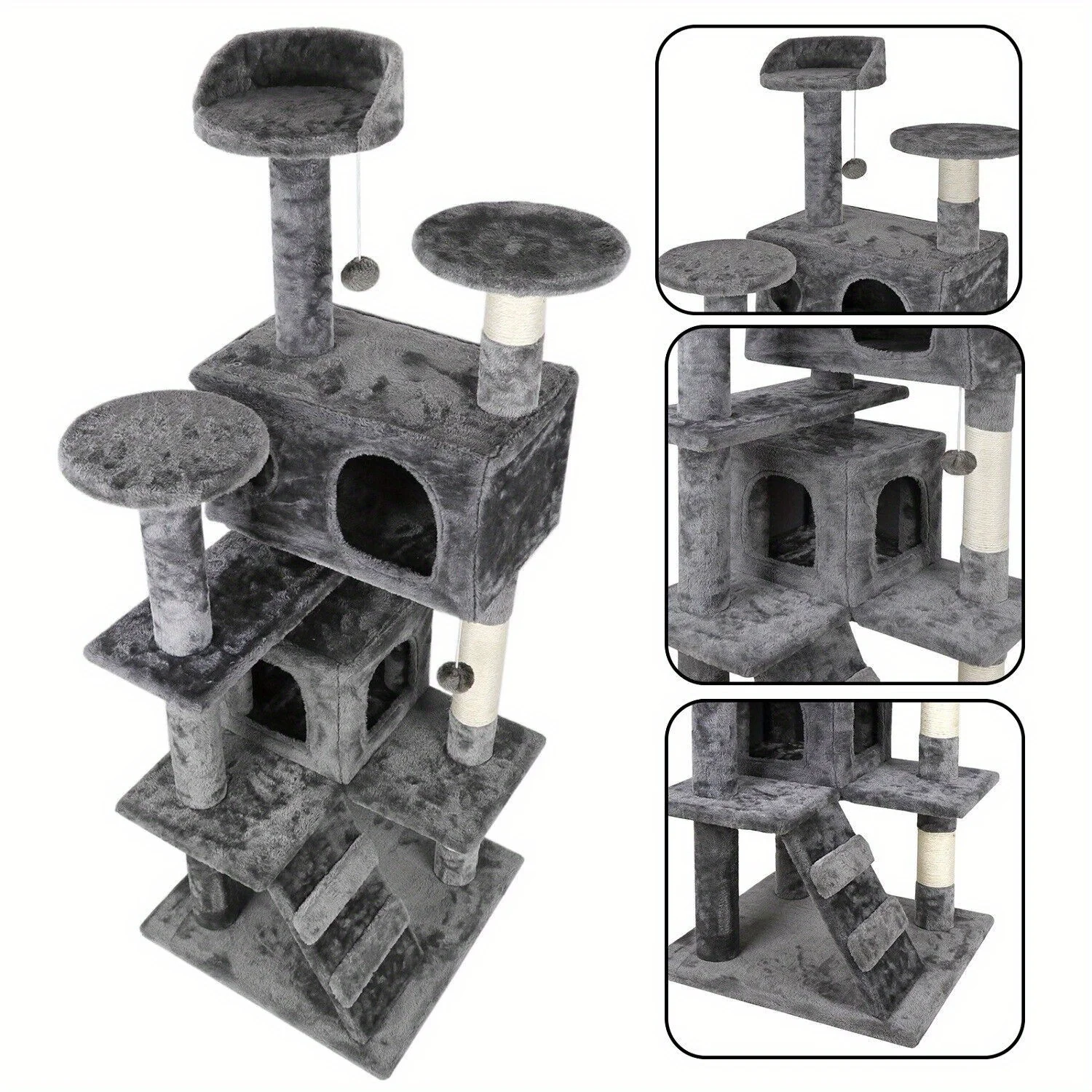 53-Inch Cat Tree Tower - Image 2