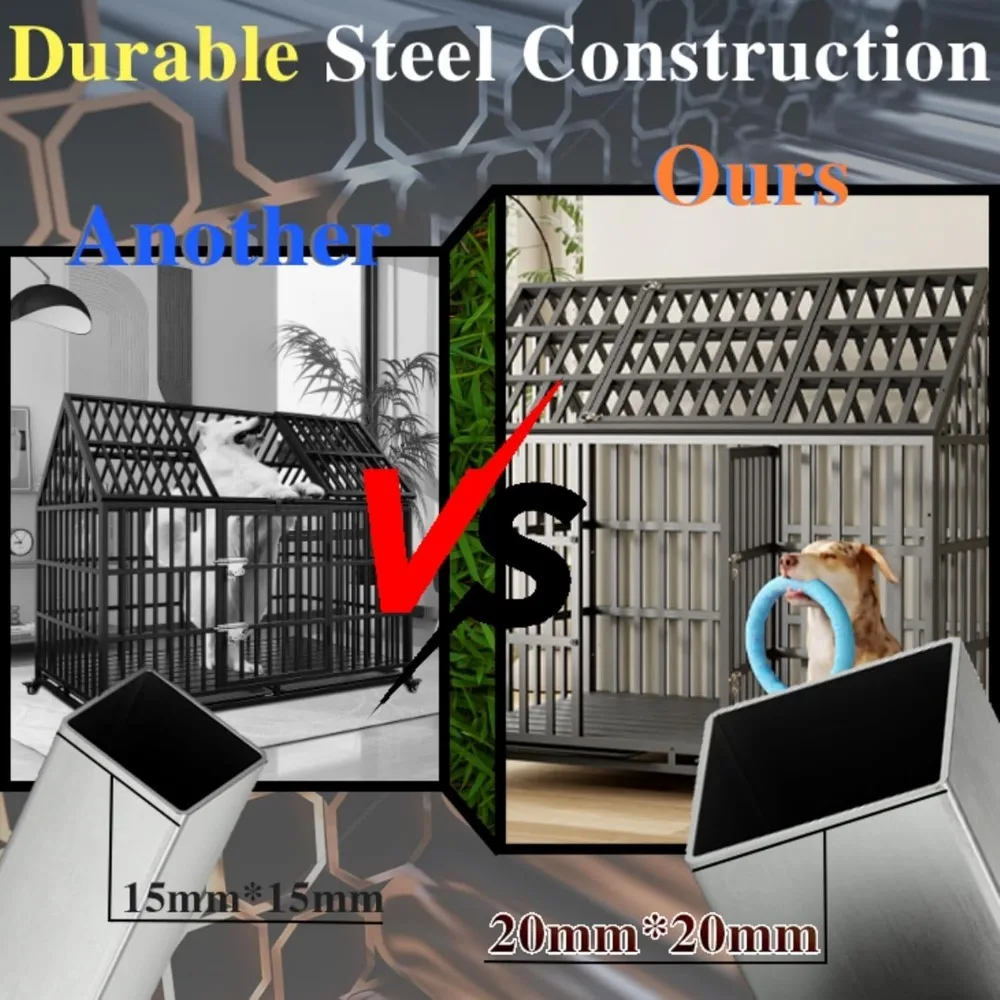 Large Heavy Duty Dog Crate - Image 3