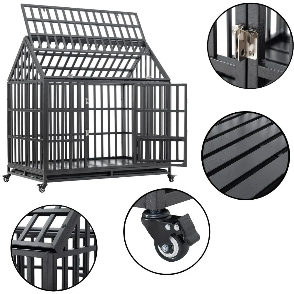 Large Heavy Duty Dog Crate - Image 4