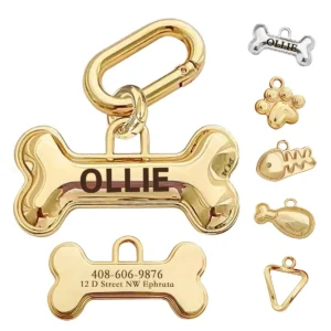 Personalized Copper Pet Name Tag