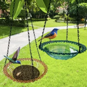 Hanging Flower Bird Feeder