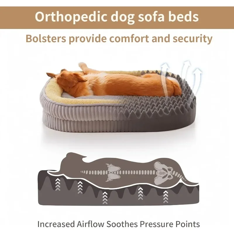 Orthopedic Foam Dog Sofa Bed - Image 2