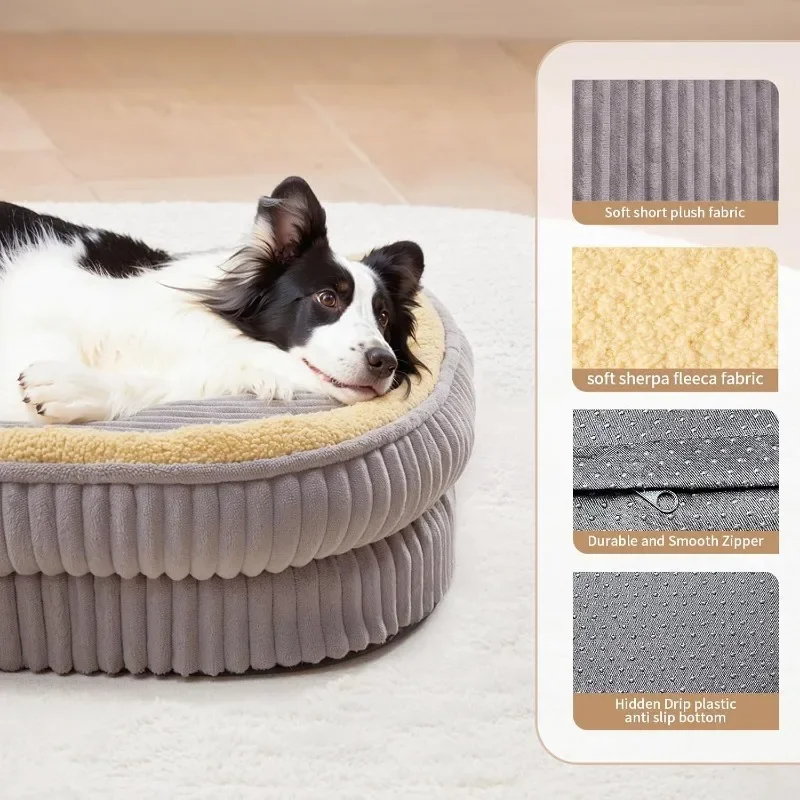 Orthopedic Foam Dog Sofa Bed - Image 3