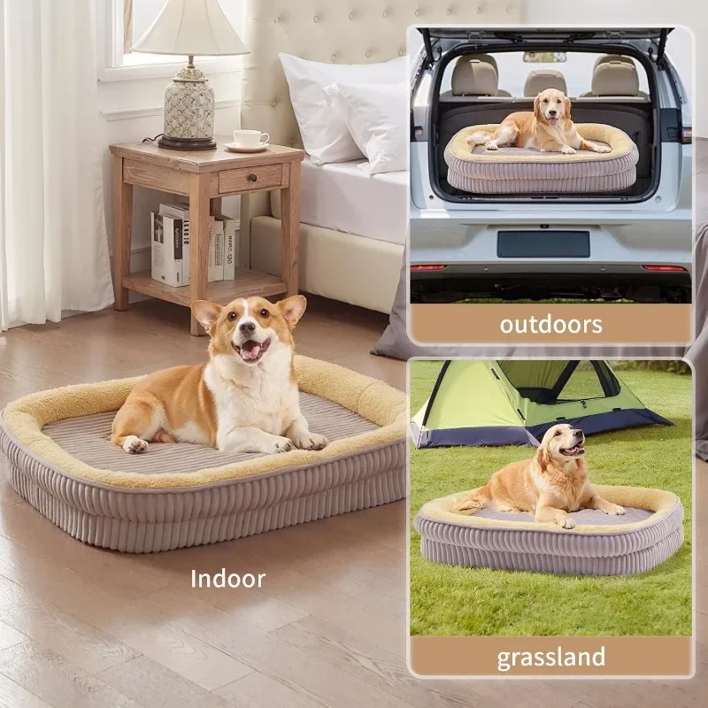 Orthopedic Foam Dog Sofa Bed - Image 4