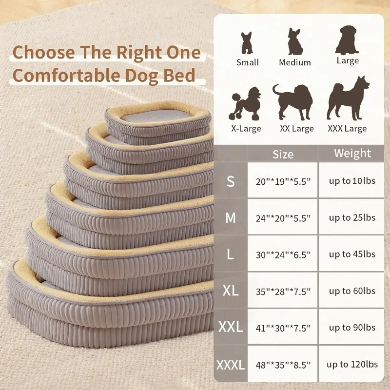 Orthopedic Foam Dog Sofa Bed - Image 5