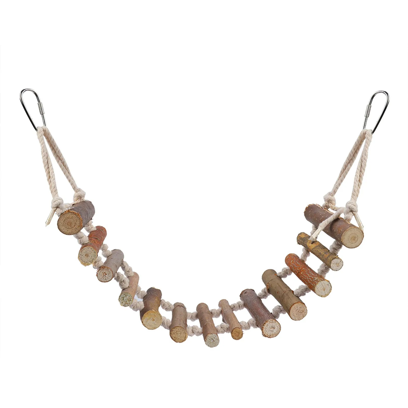 Natural Rope Bird Ladder Swing - Image 3