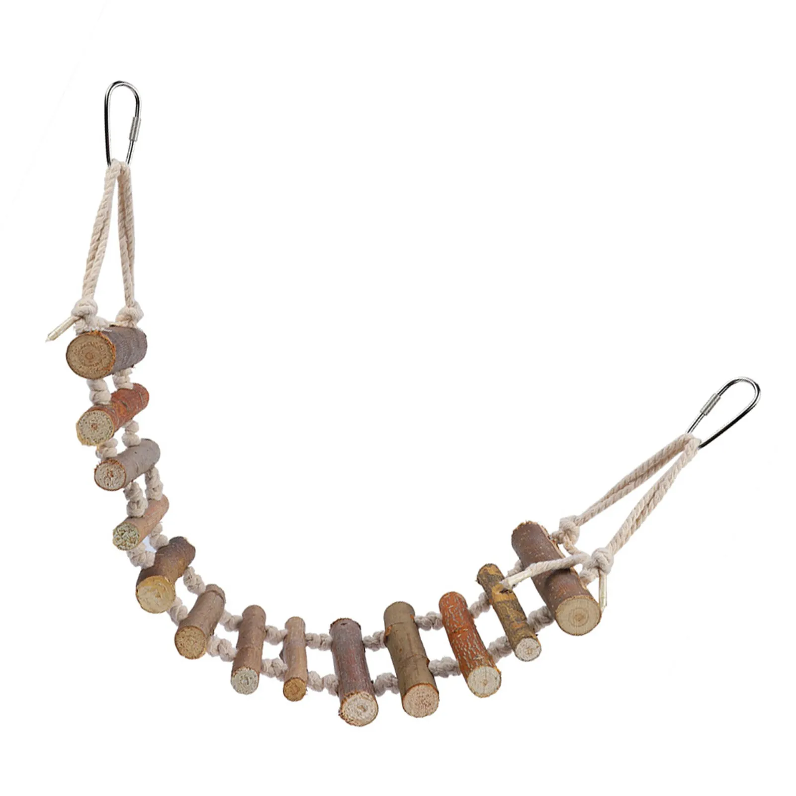Natural Rope Bird Ladder Swing - Image 4