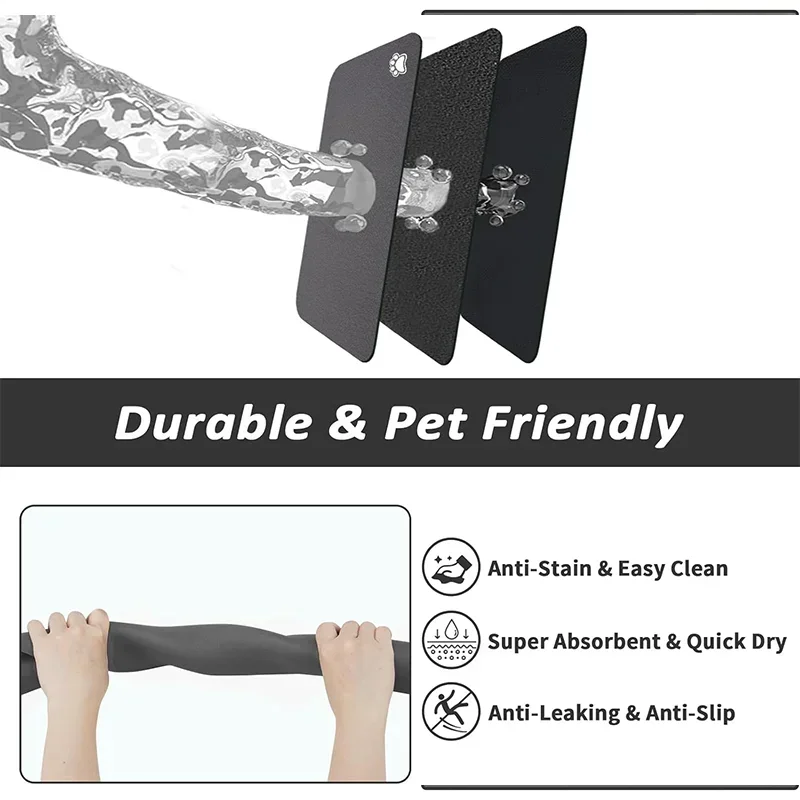 Absorbent Pet Feeding Mat - Image 6