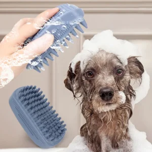 Silicone Pet Bath & Grooming Brush