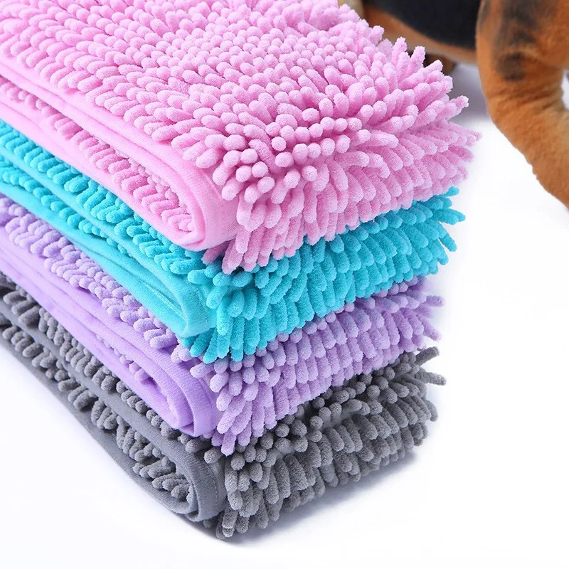 Chenille Pet Quick-Dry Towel - Image 2