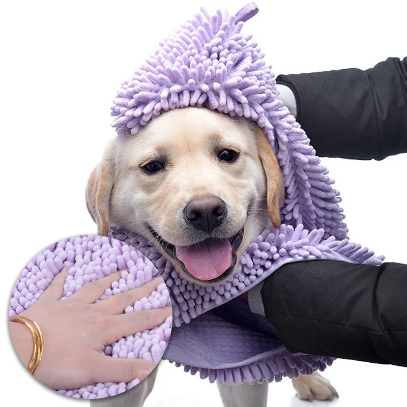 Chenille Pet Quick-Dry Towel - Image 3