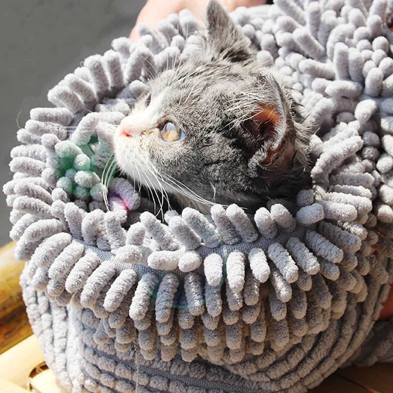 Chenille Pet Quick-Dry Towel - Image 4