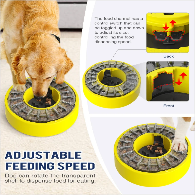 Interactive Rotating Slow Feeder Toy - Image 3