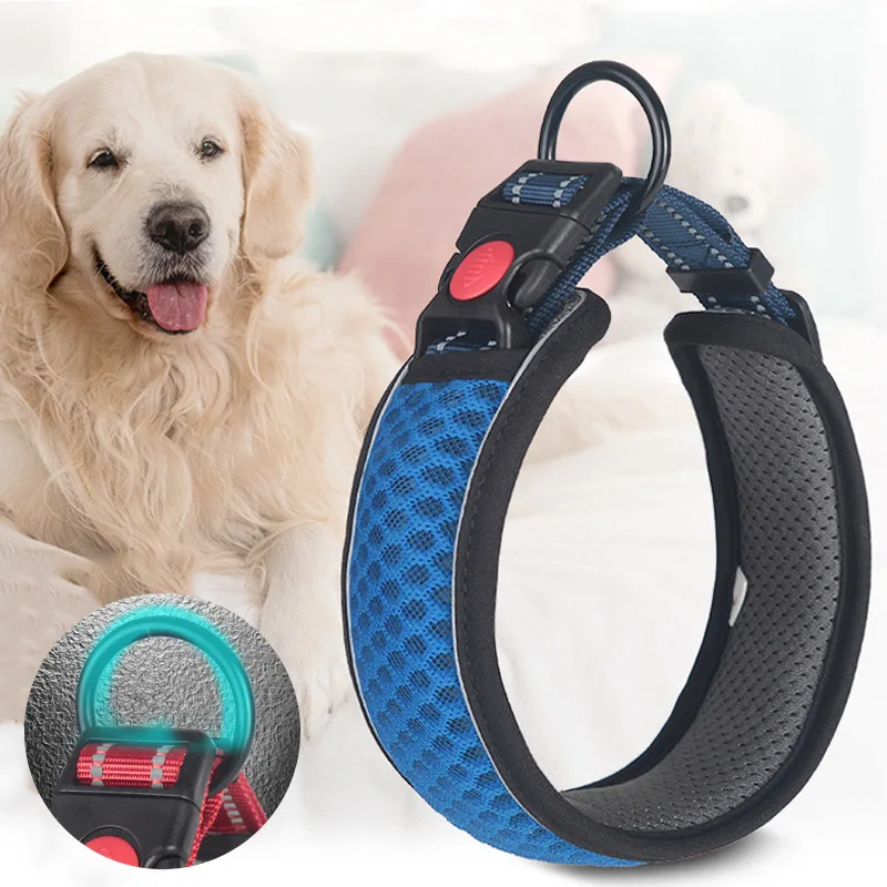 Reflective Breathable Dog Collar - Image 2
