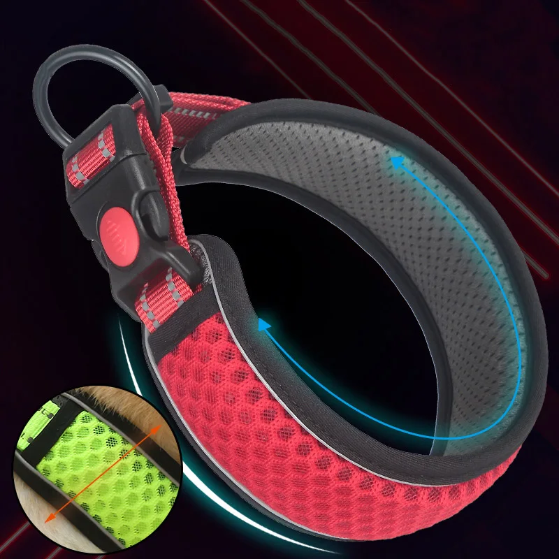Reflective Breathable Dog Collar - Image 4