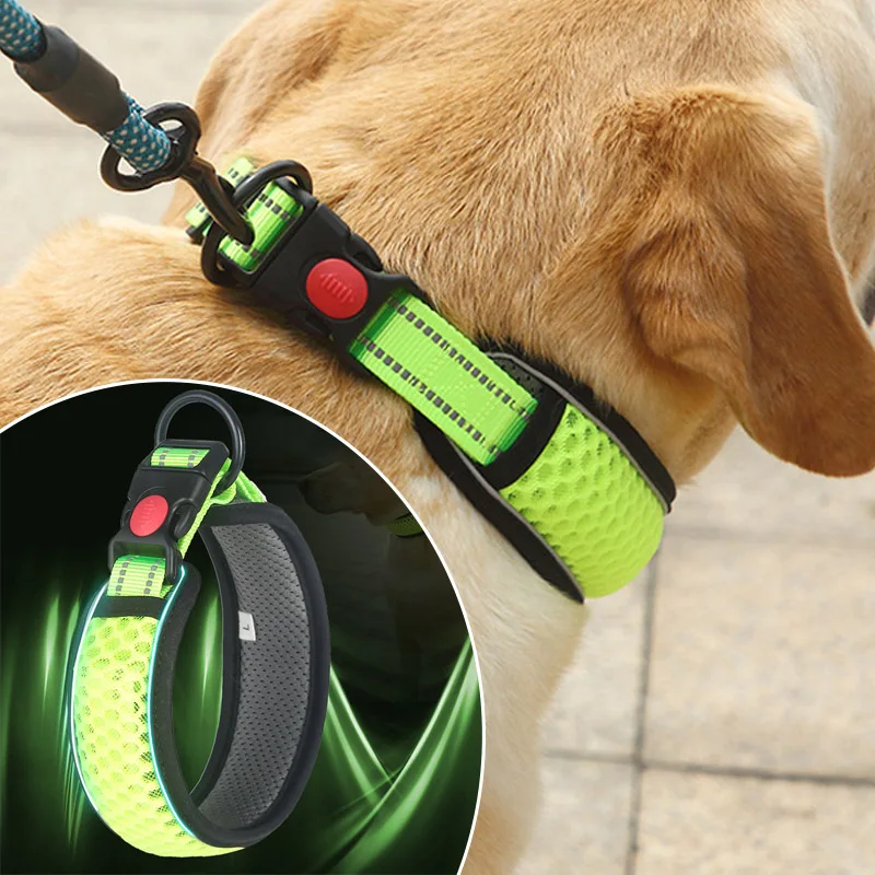 Reflective Breathable Dog Collar