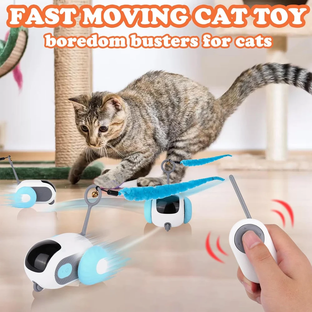 Remote-Controlled Smart Pet Toy Car - Image 6